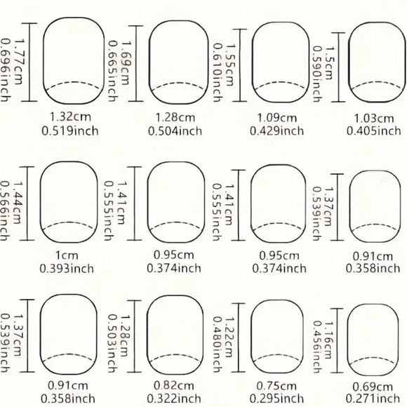 24 Pieces Fake Press On Nails - Picture 3 of 5